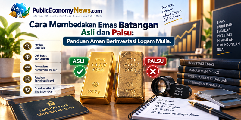 Cara Membedakan Emas Batangan Asli dan Palsu Panduan Aman Berinvestasi Logam Mulia