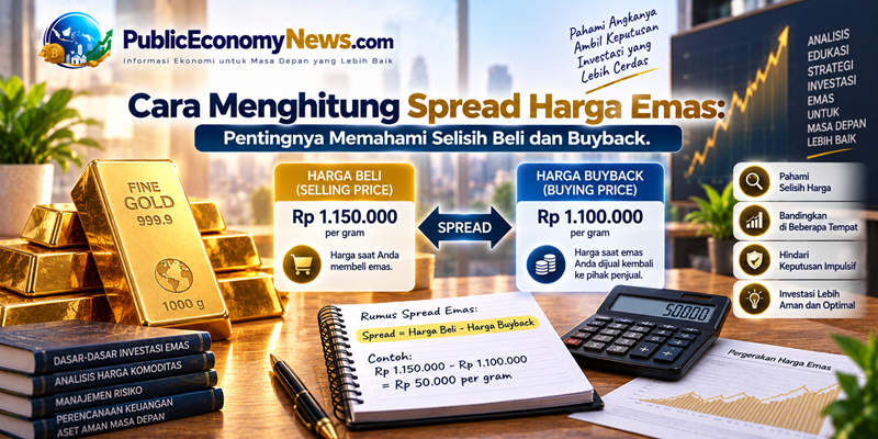 Cara Menghitung Spread Harga Emas Pentingnya Memahami Selisih Beli dan Buyback