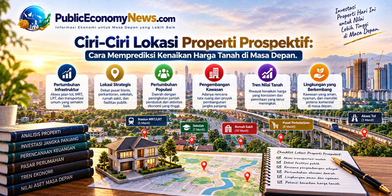 Ciri-Ciri Lokasi Properti Prospektif Cara Memprediksi Kenaikan Harga Tanah di Masa Depan