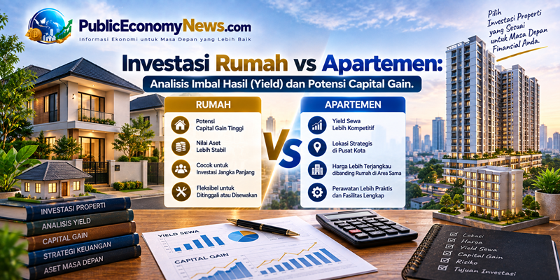 Investasi Rumah vs Apartemen Analisis Imbal Hasil (Yield) dan Potensi Capital Gain