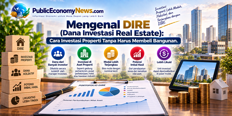 Mengenal DIRE (Dana Investasi Real Estate) Cara Investasi Properti Tanpa Harus Membeli Bangunan