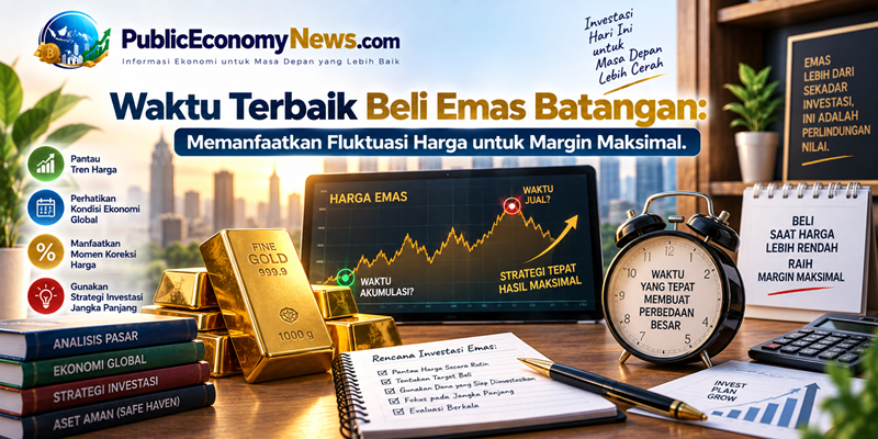 Waktu Terbaik Beli Emas Batangan Memanfaatkan Fluktuasi Harga untuk Margin Maksimal