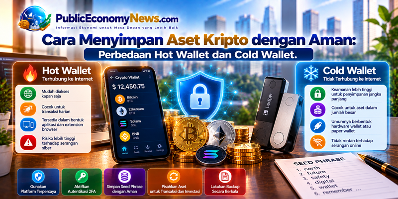 Cara Menyimpan Aset Kripto dengan Aman Perbedaan Hot Wallet dan Cold Wallet