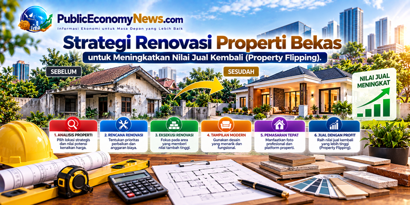 Strategi Renovasi Properti Bekas untuk Meningkatkan Nilai Jual Kembali (Property Flipping)