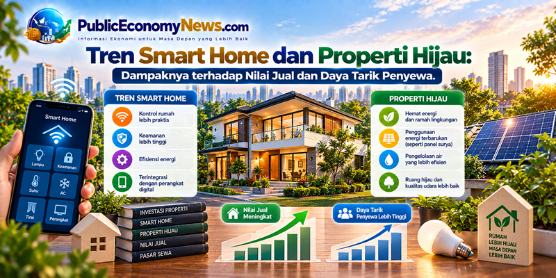 Tren Smart Home dan Properti Hijau Dampaknya terhadap Nilai Jual dan Daya Tarik Penyewa